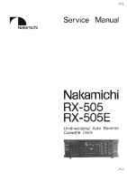 Nakamichi RX-505-Service-Manual